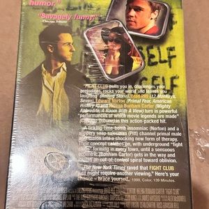 Fight Club - VHS - Factory Sealed - w/Watermarks